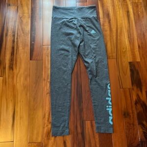 ADIDAS Gray Leggings Size Small